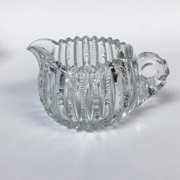 Vintage Sugar and Creamer, Crystal or Cut Glass? - Picture 6 of 13